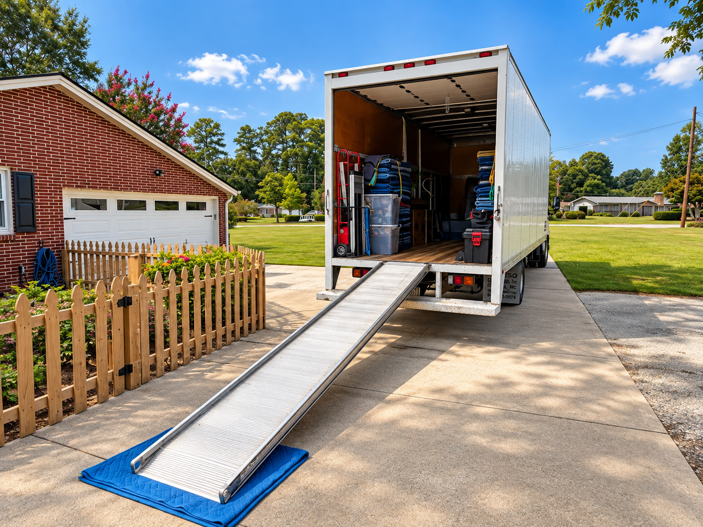 Homeward Bound Moving crew completing a residential move