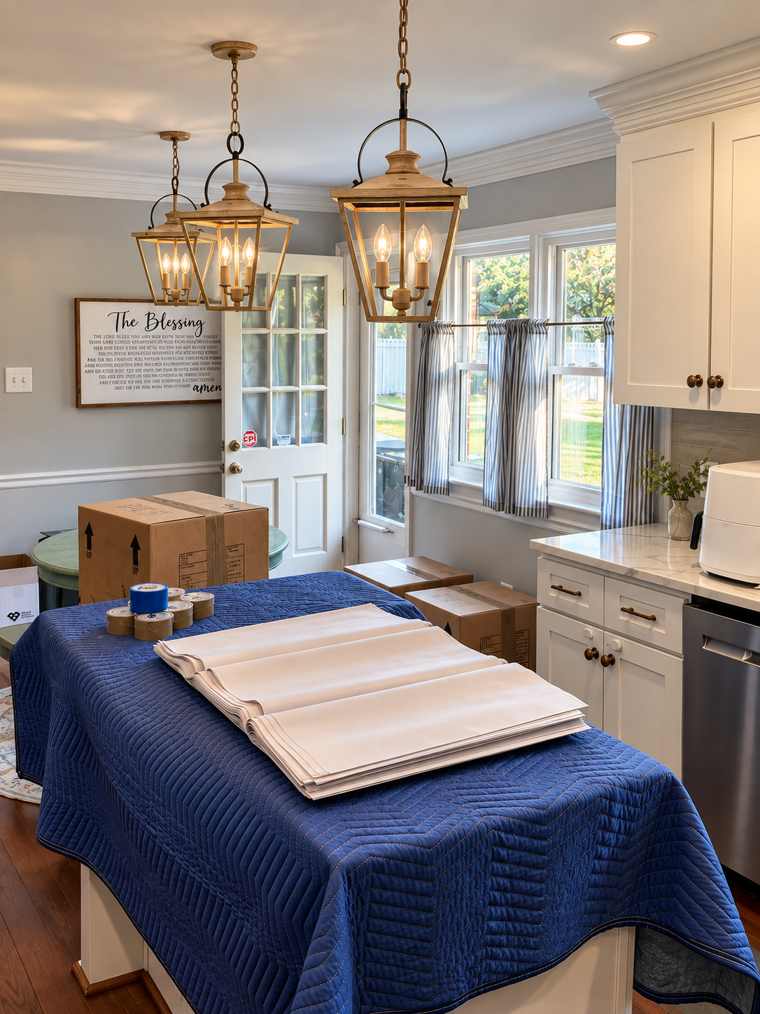 Homeward Bound Moving crew providing packing services
